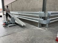 Armco Barriers Wall Protection at Warehouse Farnworth